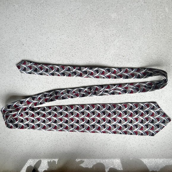 Oscar De La Renta Couture Collection Silk Necktie 4" Wide 58.5" Long Made In USA - Picture 1 of 8